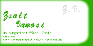 zsolt vamosi business card